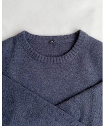 無印良品 | メリノウールミドルゲージクルーネックセーター(ニット/セーター)