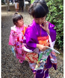 7歳、3歳の七五三 | 浴衣
