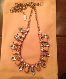 ピンクビジューネックレス(ネックレス)