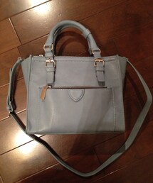ZARA | ZARAアイスブルーハンドバッグ(ハンドバッグ)