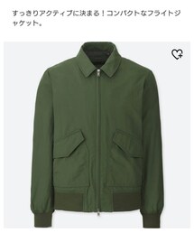 UNIQLO | フライトジャケット(ミリタリージャケット)