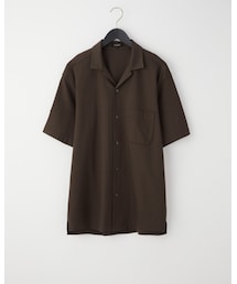 PLST | ハイゲージスムースオープンカラーシャツ
(シャツ/ブラウス)