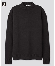UNIQLO | ミドルゲージモックネックセーター（長袖）(ニット/セーター)