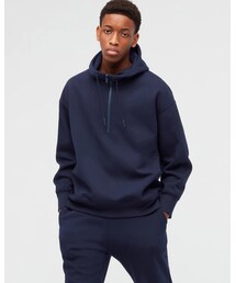 UNIQLO | ドライスウェットハーフジップパーカ（長袖）(パーカー)