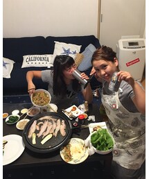 友達カップルとお家でサムギョプサル祭り | その他
