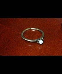 イミテーションパールの指輪(リング)