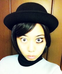 付けまつ毛着用図(ファンデーション)