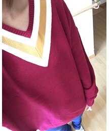 まると、さんかくと、しかくと。 | ニット/セーター