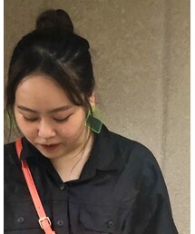 NADIA FLORES EN EL CORAZON | ピアス（両耳用）