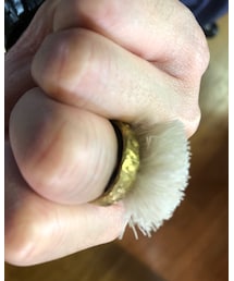 山形の羊の毛リング | リング