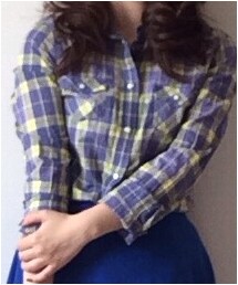 Heather | チェック柄シャツ(シャツ/ブラウス)