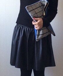 LE CIEL BLEU | レザースカート(スカート)