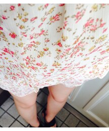 小花柄サロペット(ワンピース)