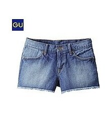 GU | g.uデニムショーパン(デニムパンツ)