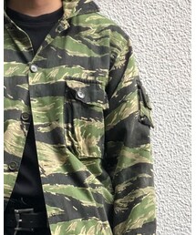 VINTAGE | 60's taiga stripe jacket(ミリタリージャケット)