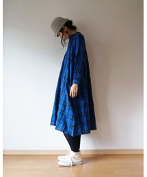 pongee | シャツワンピース