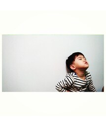 ボーダーカットソー(Tシャツ/カットソー)