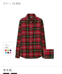 UNIQLO | フランネルチェックシャツ(シャツ/ブラウス)