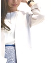 Apuweiser-riche | ノーカラージャケット