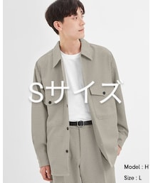 GU | CPOシャツ [長袖][チェック][セットアップ可能](シャツ/ブラウス)