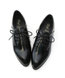 D+AF | D+AF 紳士定番‧夾心底尖頭綁帶牛津鞋(シューズ)