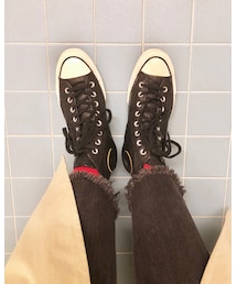 CONVERSE | レザーの黒でチャックテイラー❤︎❤︎(スニーカー)