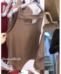 JOHN LAWRENCE SULLIVAN | パンツと同じ色のタンクトップ(タンクトップ)