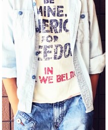 DENIM DUNGAREE | Tシャツ/カットソー