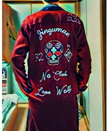 MIHARAYASUHIRO | pulled back collar long bowling shirt(シャツ/ブラウス)