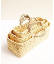 松野屋 | ストロードーム手横長カゴ(かごバッグ)