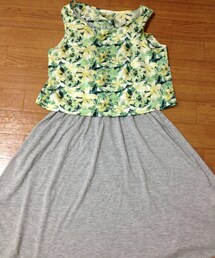 GU | ボタニカル柄ワンピース(ワンピース)