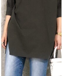 JEANASIS | コットンボイルソデボリュームチュニック(シャツ/ブラウス)