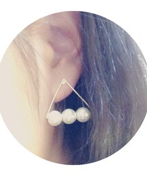 三角ピアス/who's who chico(ピアス（両耳用）)