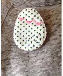 雑貨屋さん | たまごブローチ(ブローチ/コサージュ)