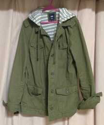 GAP | フード付きジャケット(ミリタリージャケット)