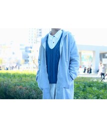 貓媽手作 | 藍色針織衫(ニット/セーター)