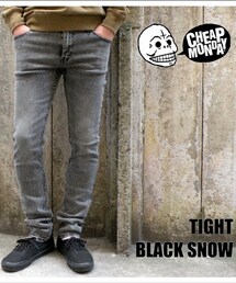 CHEAP MONDAY | Tight Black Snow(デニムパンツ)