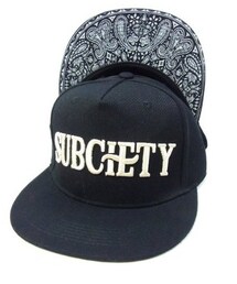 Subciety | snap back cap paisley(キャップ)