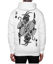 BLACK SCALE | BS x HUF: JACK HOODIE WHT(パーカー)