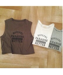 Ungrid | HOPEFULプリントショートT/T(タンクトップ)