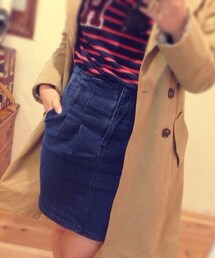 タイトデニムスカート(デニムスカート)