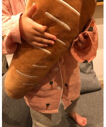 不明 | ビッグサイズなパジャマをワンピース風に着ています！(シャツ/ブラウス)