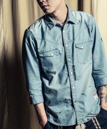 cabal | MD DENIM WASHED 50% SHIRT(シャツ/ブラウス)