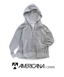 AMERICANA | Americana×MMN別注 裏起毛Aラインジップアップパーカー(パーカー)