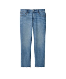 UNIQLO | スリムボーイフレンドアンクルジーンズ(カットオフ)(デニムパンツ)