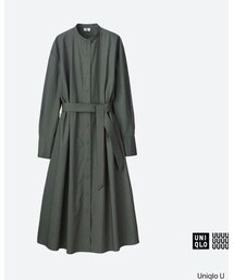 UNIQLO | コットンロングシャツワンピース(ワンピース/ドレス)