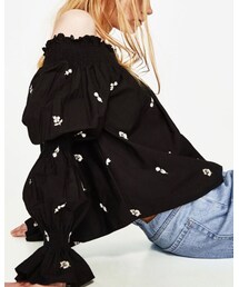 ZARA | オープンショルダートップス(シャツ/ブラウス)