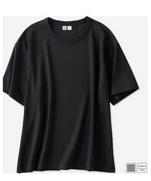 UNIQLO | オーバーサイズクルーネックT（半袖）＋E(Tシャツ/カットソー)