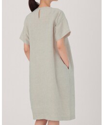 無印良品 | フレンチリネン洗いざらし半袖ワンピース(ワンピース/ドレス)