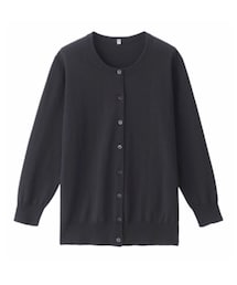 無印良品 | ＵＶカット強撚クルーネックカーディガン(カーディガン/ボレロ)